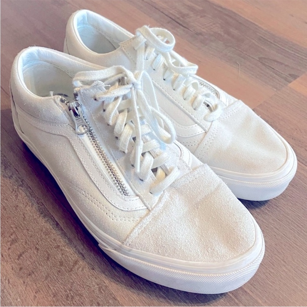 VANS low top sneakers with side zipper